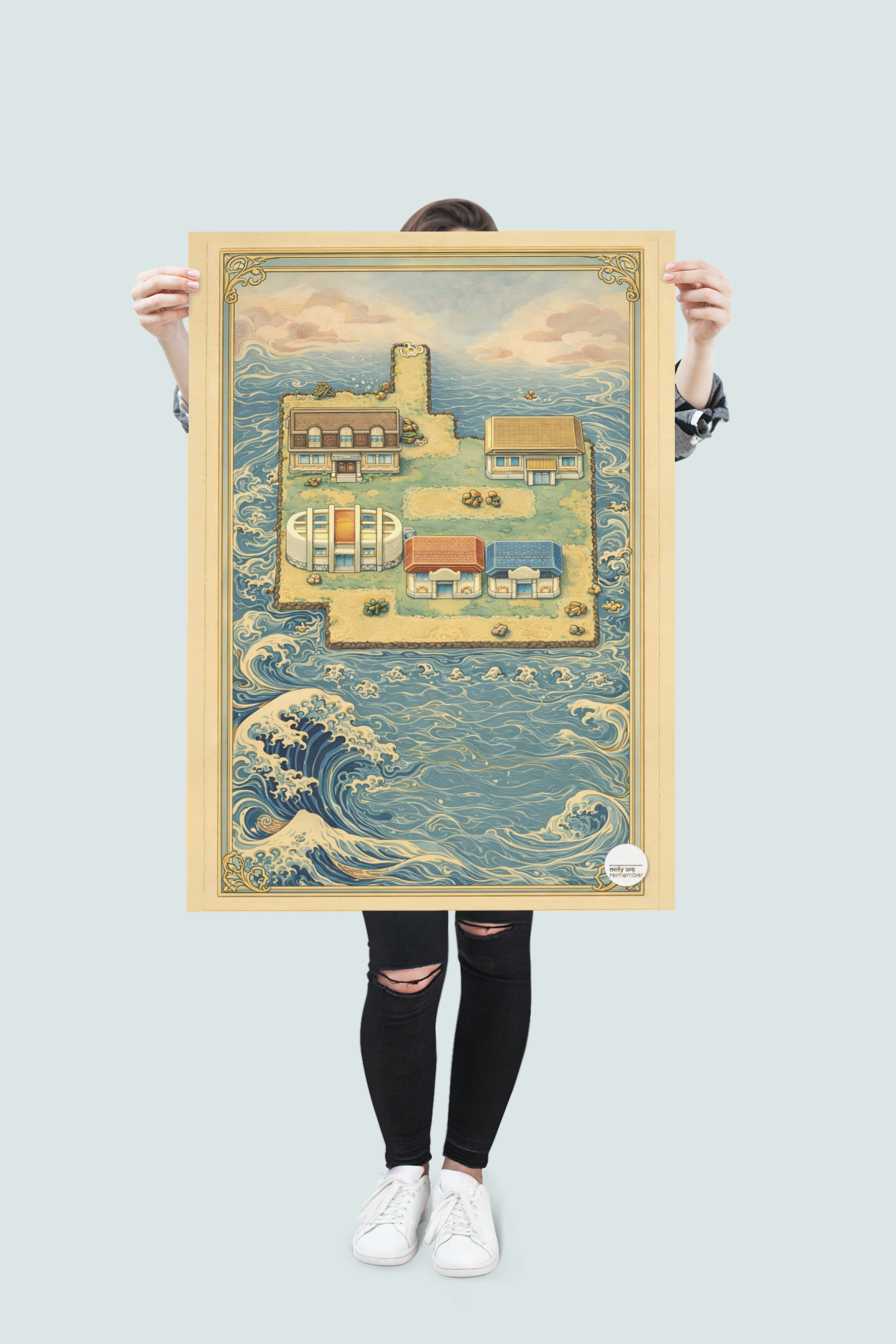 The Edge of the Map - Poster Print