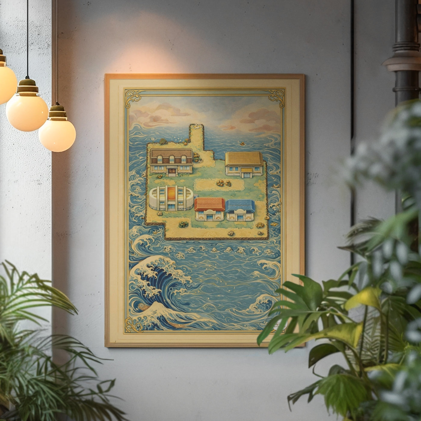 The Edge of the Map - Poster Print