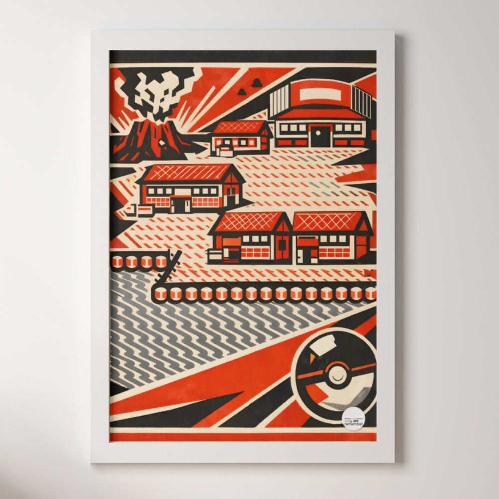 At the Edge of the World - Poster Print