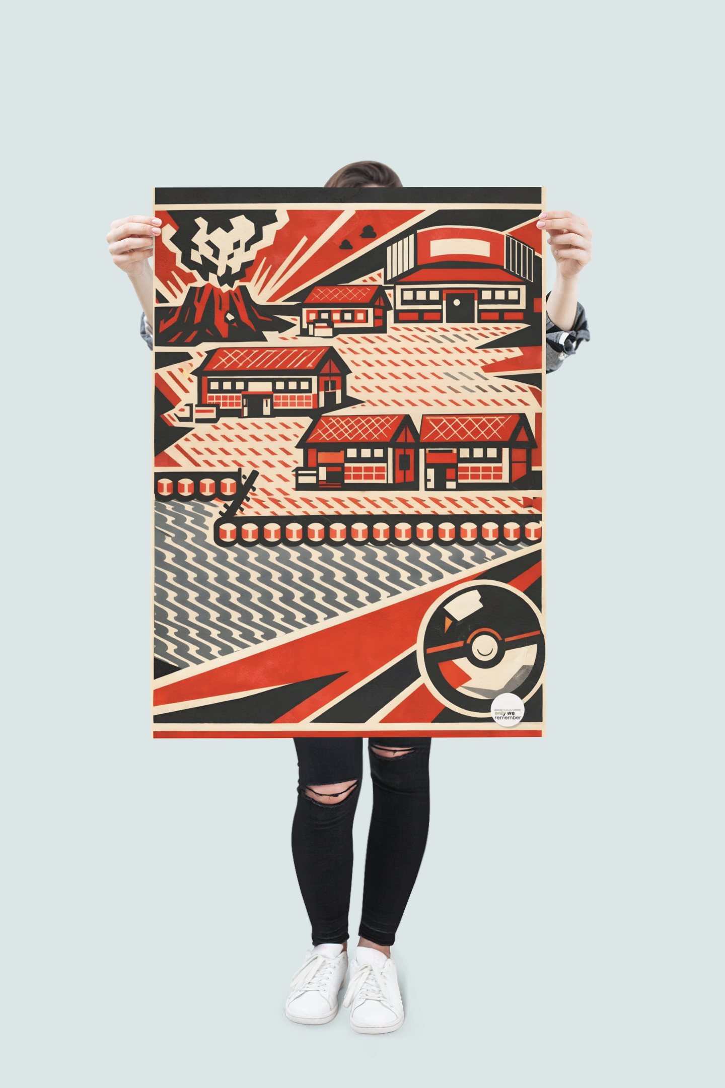 At the Edge of the World - Poster Print