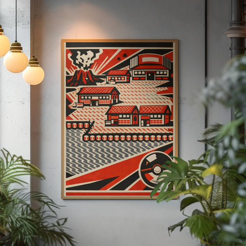 At the Edge of the World - Poster Print