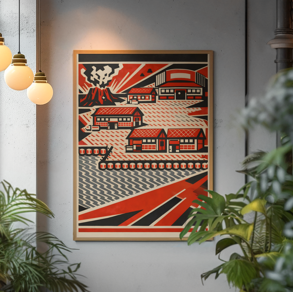 At the Edge of the World - Poster Print