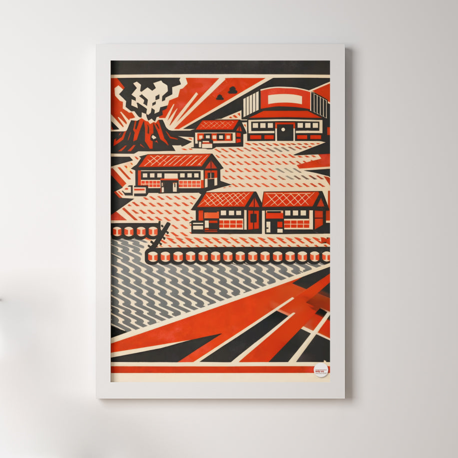 At the Edge of the World - Poster Print